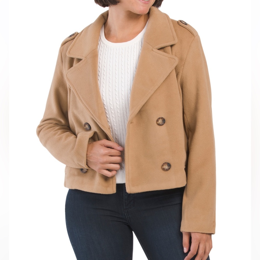 Ashley by 26 double breasted, cropped coat